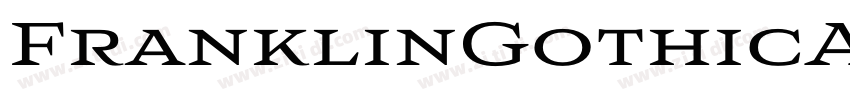FranklinGothicATF Bo字体转换